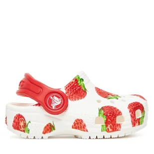 Klapki Crocs Toddler Classic Fresh Fruits Clog 211170 Biały - Buty dla dziewczynek - miniaturka - grafika 1