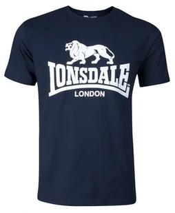 T-shirt LONSDALE LOGO granatowy-XL - Koszulki męskie - miniaturka - grafika 1