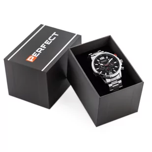 Zegarek ZEGAREK MĘSKI PERFECT M506CH-02 - CHRONOGRAF (zp382a) + BOX - Zegarki męskie - miniaturka - grafika 3