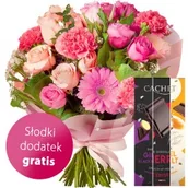 Kwiaty doniczkowe i cięte - Bukiet Zachwyt + GRATIS - miniaturka - grafika 1