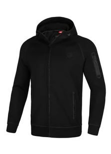 Bluza rozpinana z kapturem BEACHFRONT Czarna S - Bluzy męskie - miniaturka - grafika 1