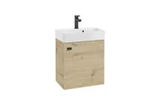 Szafki łazienkowe - Szafka łazienkowa pod umywalkę Defra Faro 47 cm dąb artisan 001-D-05037 - miniaturka - grafika 1