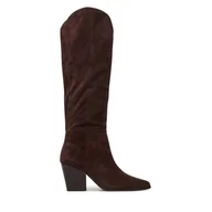 Kozaki damskie - Kozaki Aldo Kaely 14100200 Brązowy - miniaturka - grafika 1