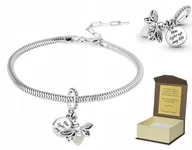 Bransoletki - Bransoletka srebrna 18-22cm + CHARMS ŚWIETLIK BC27 - miniaturka - grafika 1