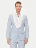 Marynarki męskie - Hugo Marynarka Henry242E1X 50513750 Błękitny Slim Fit - miniaturka - grafika 1