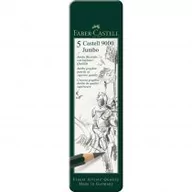 Przybory szkolne - Faber-Castell Ołówki Castell 9000 Jumbo 5 sztuk - miniaturka - grafika 1