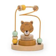 Zabawki sensoryczne - Tygrys Labirynt z Koralików Drewnianych - miniaturka - grafika 1