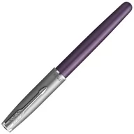 Pióra kulkowe - Pióro Kulkowe Sonnet Essential Sand Blasted Metal Violet Ct , Parker - miniaturka - grafika 1