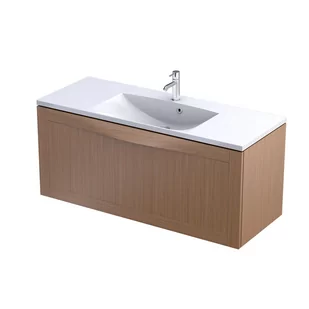 Szafka łazienkowa pod umywalkę Oristo Skagen Uni 120 cm jasne drewno OR49-SD1S-120-80 - Szafki łazienkowe - miniaturka - grafika 1