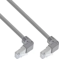 Patchcordy - InLine InLine® Patch cable two side down angled, S/FTP, Cat.6, 250MHz, PVC, 0.90m - miniaturka - grafika 1
