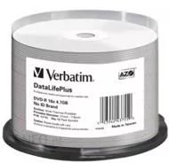 Verbatim DVD-R 4.7 GB x16 50szt Do nadruku Thermal - Nośniki danych - miniaturka - grafika 1