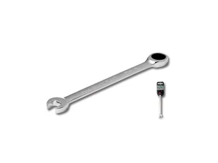 Klucz płasko-oczkowy z grzechotką 11 mm Stalco - S-56111 - Budowa OUTLET - miniaturka - grafika 1