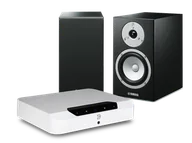 Zestawy stereo - Bluesound POWERNODE EDGE (biały) + NS-BP301 (czarny) - miniaturka - grafika 1