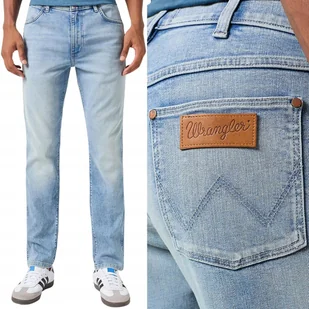Wrangler LARSTON SLIM Palamino EPIC SOFT SPODNIE JEANSOWE NA LATO W33 L34 - Spodnie męskie - miniaturka - grafika 1