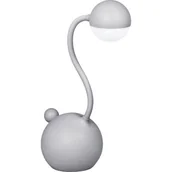 Lampy stojące - ActiveJet Lampka biurkowa LED szara AJE-FIXI Grey - miniaturka - grafika 1