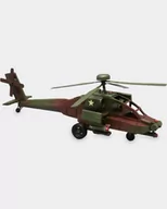 Figurki dekoracyjne - Helikopter Wojskowy Apache Model Metalowy - miniaturka - grafika 1