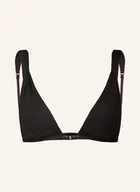 Stroje kąpielowe - Calvin Klein Góra Od Bikini Trójkątnego Ck Structured Twist schwarz - miniaturka - grafika 1