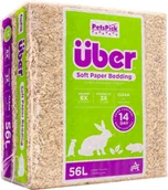 Podłoże dla gryzoni - Papierowa ściółka Premier Pet Soft Paper Bedding Nature 56 l - miniaturka - grafika 1