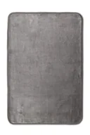 Dywaniki łazienkowe - Dywanik łazienkowy Miami Viscose 60x90 cm szary - miniaturka - grafika 1