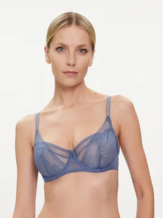 Passionata Biustonosz z fiszbiną Maddie P47H10 Niebieski - Biustonosze - miniaturka - grafika 1