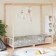 Łóżeczka i kojce - vidaXL Rama łóżka dla dzieci, 90x200 cm, drewno sosnowe - miniaturka - grafika 1