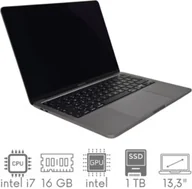 Elektronika OUTLET - Apple MacBook Pro 13 A2251 i7-1068NG7 16GB 1TB SSD 13,3" Retina 2560x1600 WiFi BT Kam OS Sequoia PL Gw12mc - miniaturka - grafika 1