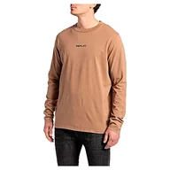 Koszulki męskie - Replay Męski T-shirt M6285, 989 Safari, XL - miniaturka - grafika 1