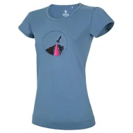 Koszulki sportowe damskie - Koszulka damska Ocún Classic T Organic Women Rozmiar: S / Kolor: jasnoniebieski - miniaturka - grafika 1