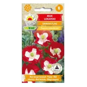 Nasiona i cebule - MAK LEKARSKI Danish flag nasiona kwiatów 0,5g - miniaturka - grafika 1