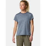 Odzież trekkingowa damska - Koszulka techniczna damska Columbia BlueVista Hill Short Sleeve Crew - miniaturka - grafika 1