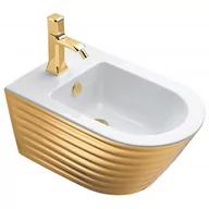 Bidety - Catalano Classy Gold & Silver bidet wiszący złoty/biały 1BS55ZEBO - miniaturka - grafika 1