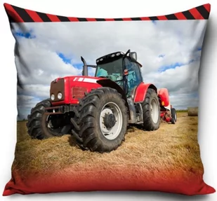 Carbotex Poszewka na poduszkę 40x40 Traktor - Pościel dla dzieci - miniaturka - grafika 1