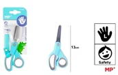 Nożyczki dla dzieci - Nożyczki szkolne dla leworęcznych 13cm niebieskie - MP Main Paper - miniaturka - grafika 1