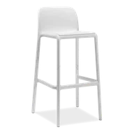 Taborety i hokery - Nardi Stołek barowy Faro biały - miniaturka - grafika 1