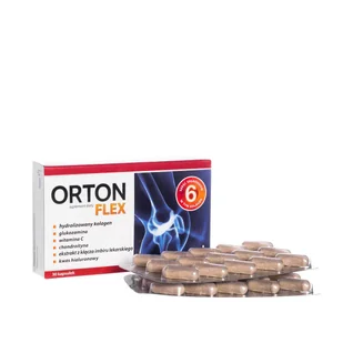 Lek AM. ORTON FLEX - 30 kaps. 8889011 - Ochrona stawów - miniaturka - grafika 2
