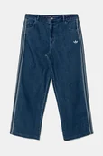 Spodnie damskie - adidas Originals jeansy DENIM 3S PANT damskie kolor niebieski JD2574 - miniaturka - grafika 1