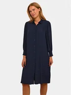 Sukienki - Kaffe Sukienka koszulowa Lissa 10508382 Granatowy Regular Fit - miniaturka - grafika 1