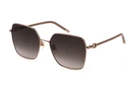 Okulary przeciwsłoneczne - Okulary FURLA SFU693-5808FE. Okulary przeciwsłoneczne, Kolor brązowy. Kobieta. - miniaturka - grafika 1