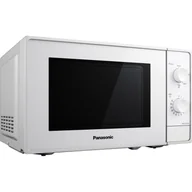 AGD OUTLET - Panasonic NN-E20JWM kuchenka mikrofalowa (20l, 800W, 5 ustawień mocy, obsługa za pomocą 2 pokręteł, szklany talerz obrotowy 255mm), biała - miniaturka - grafika 1