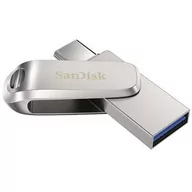 Pendrive - SanDisk Ultra Dual Luxe 32GB USB-C (SDDDC4-032G-G46) Srebrny - miniaturka - grafika 1