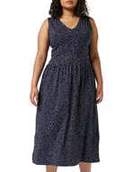 Sukienki - People Tree Damska sukienka z nadrukiem liścia Robyn, wielokolorowa granatowa marynarka, 12 - miniaturka - grafika 1