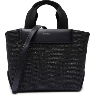 Calvin Klein Torebka na ramię RAFFIA - Torebki damskie - miniaturka - grafika 1