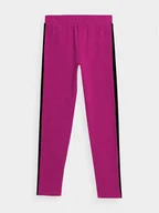 Legginsy - 4F Legginsy 4FJAW23TTIGF094 Różowy Slim Fit - miniaturka - grafika 1