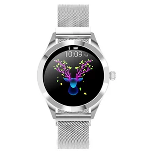 Gino Rossi SW017-7 Srebrny - Smartwatch - miniaturka - grafika 1