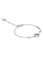 Bransoletki - Guess Bransoletka JUBB05 039JW Srebrny - miniaturka - grafika 1