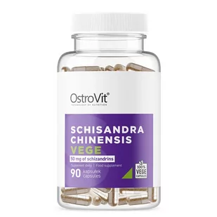 OstroVit Cytryniec Chiński - Schisandra Chinensis VEGE 90kaps - Aminokwasy - miniaturka - grafika 1