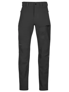 Odzież trekkingowa męska - Marmot Spodnie softshellowe "Scree" w kolorze czarnym - grafika 1