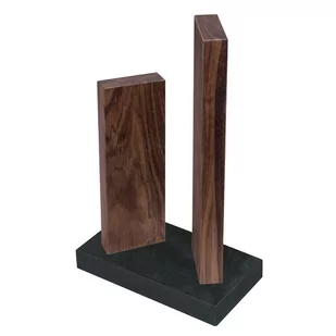 Kai kai STH 4.3 Shun blok noży magnetycznych orzech włoski drewniane z cokołem granitu STH 4.3 - Akcesoria do sztućców - miniaturka - grafika 1
