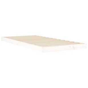 Lumarko Rama łóżka, biała, 90x200 cm, lite drewno sosnowe - Łóżka - miniaturka - grafika 5