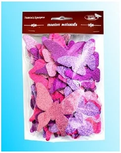 Motyle Brokatowe 62-92Mm Miks 52 Szt Zestaw 3 Dm-M03B, Galeria Hobby - Dekoratorstwo - miniaturka - grafika 1